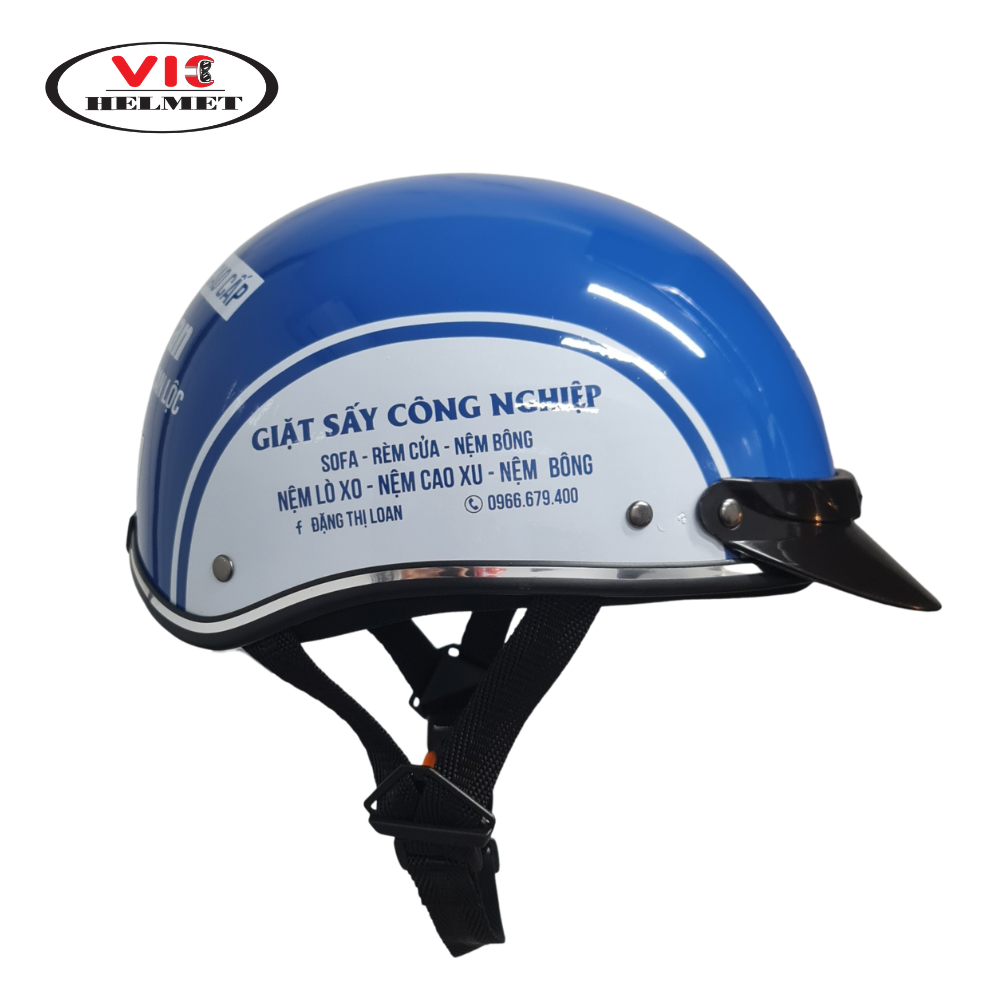 Mũ Bảo Hiểm In Logo Hiếu Loan