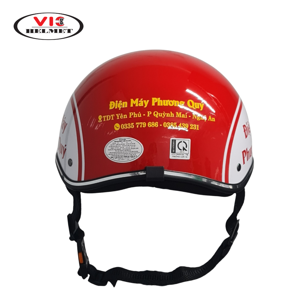 Mũ Bảo Hiểm In Logo Phương Quý