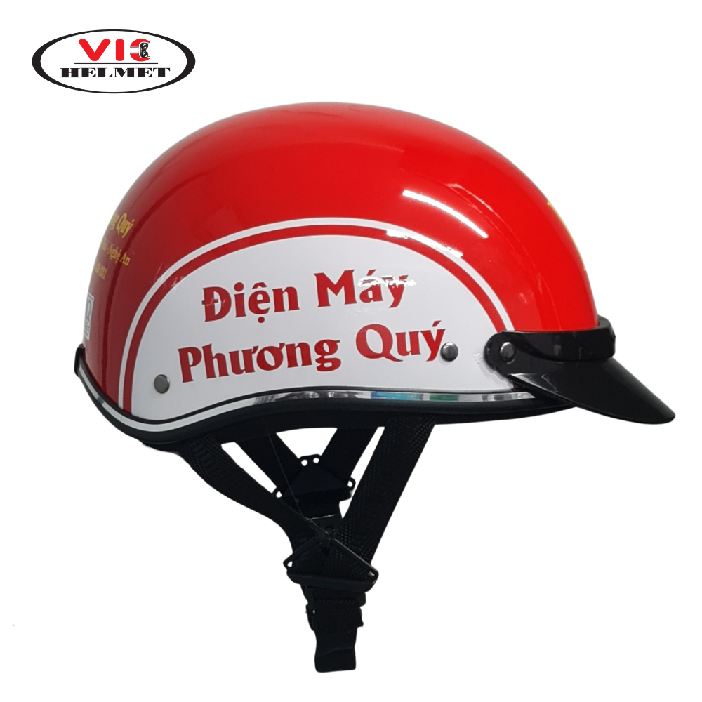 Mũ Bảo Hiểm In Logo Phương Quý