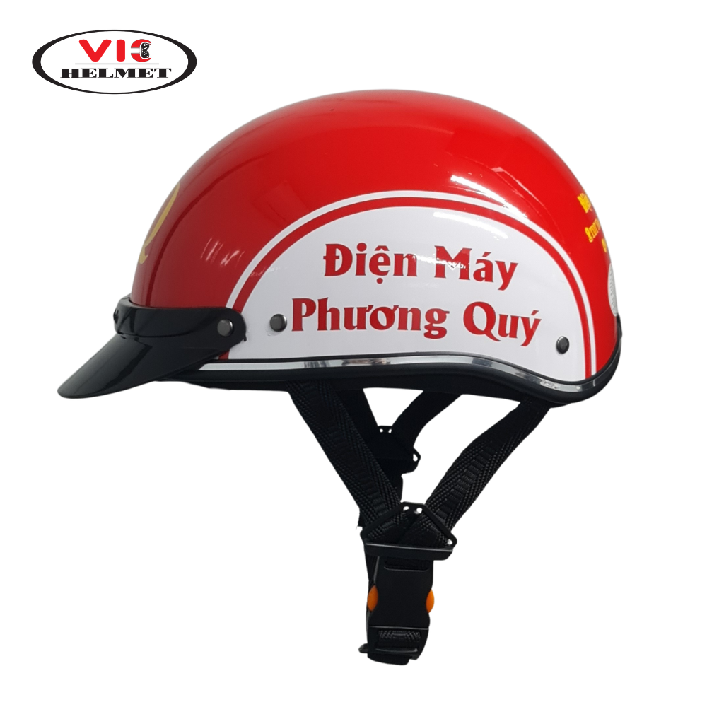 Mũ Bảo Hiểm In Logo Phương Quý