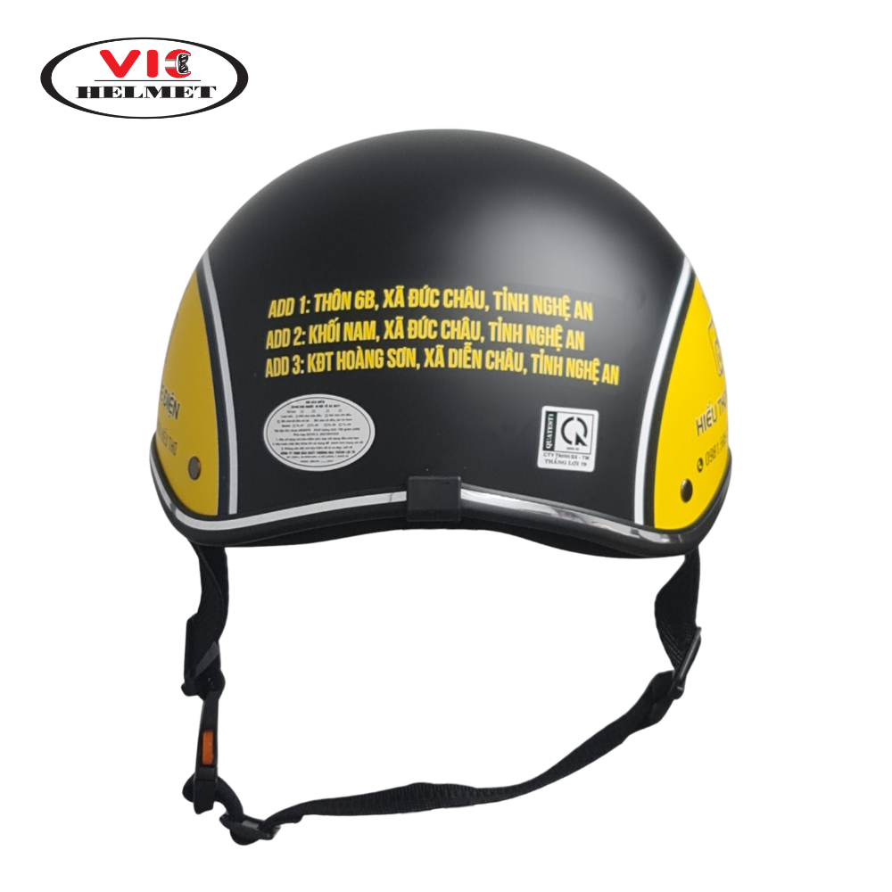 Mũ Bảo Hiểm In Logo Hiếu Thơ