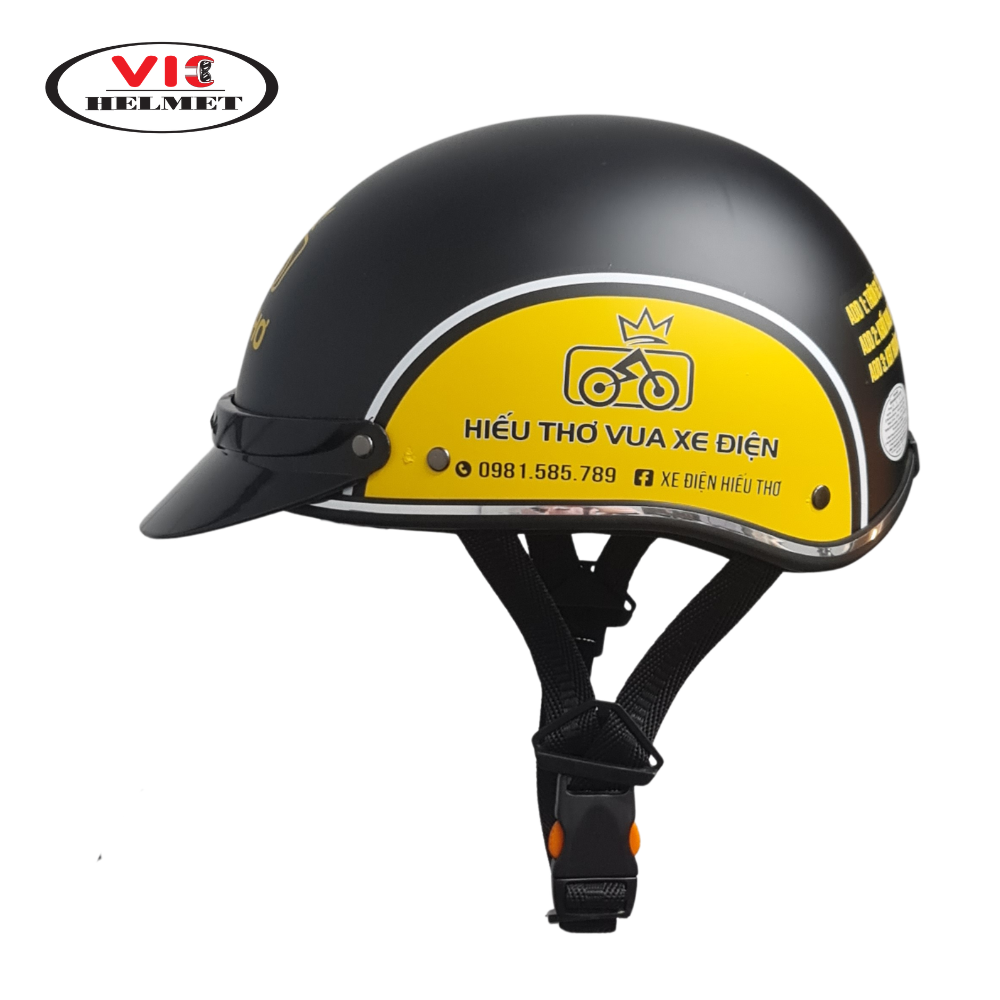 Mũ Bảo Hiểm In Logo Hiếu Thơ