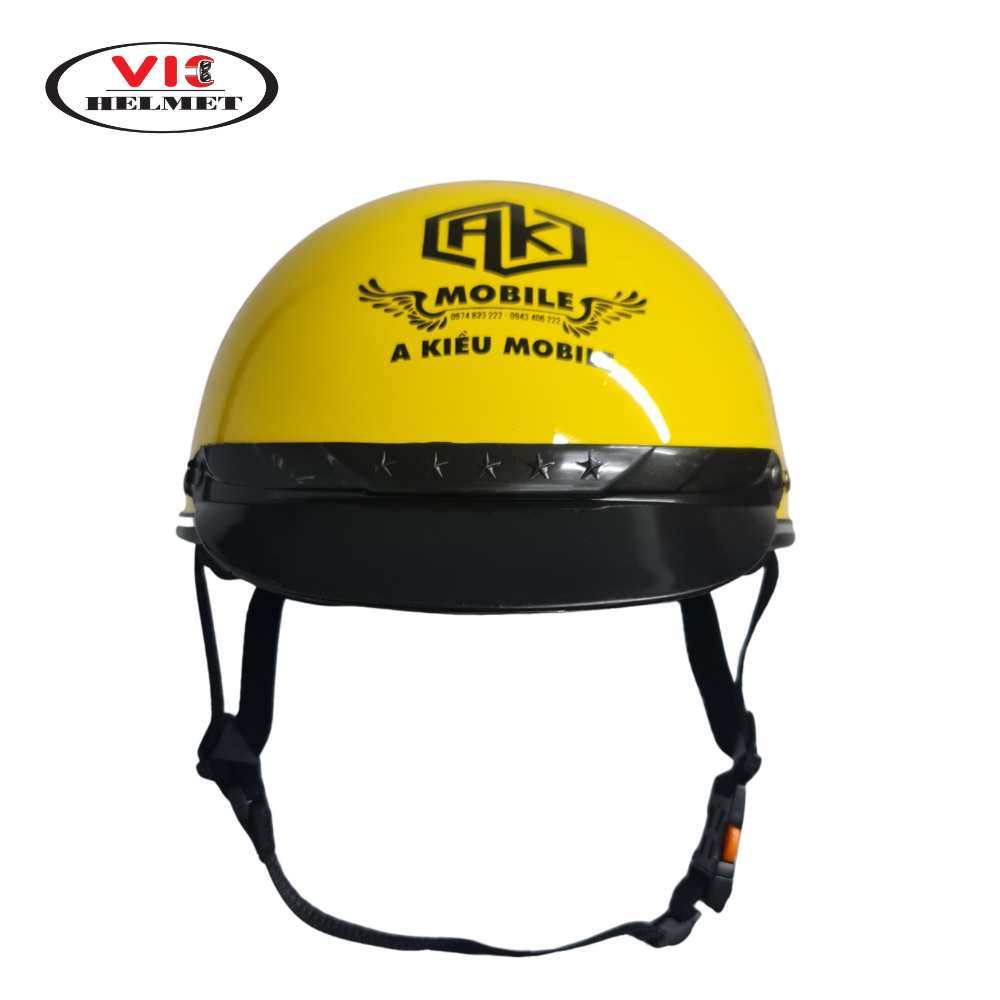 Mũ Bảo Hiểm In Logo A Kiều Mobile