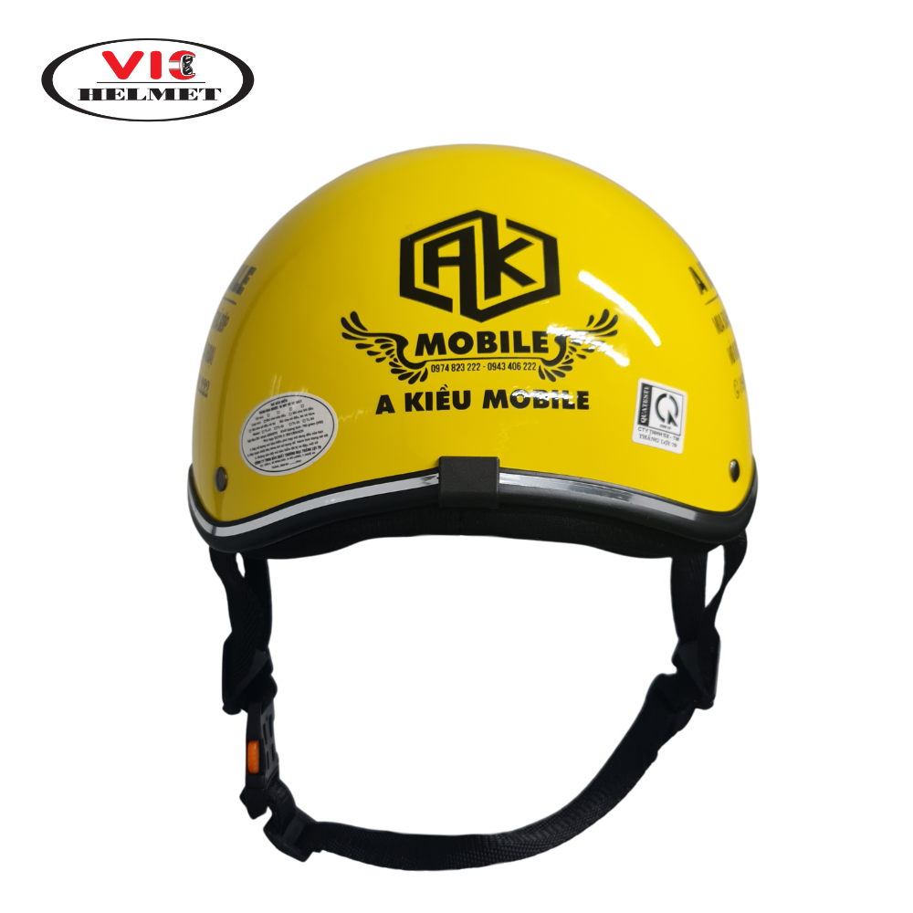 Mũ Bảo Hiểm In Logo A Kiều Mobile