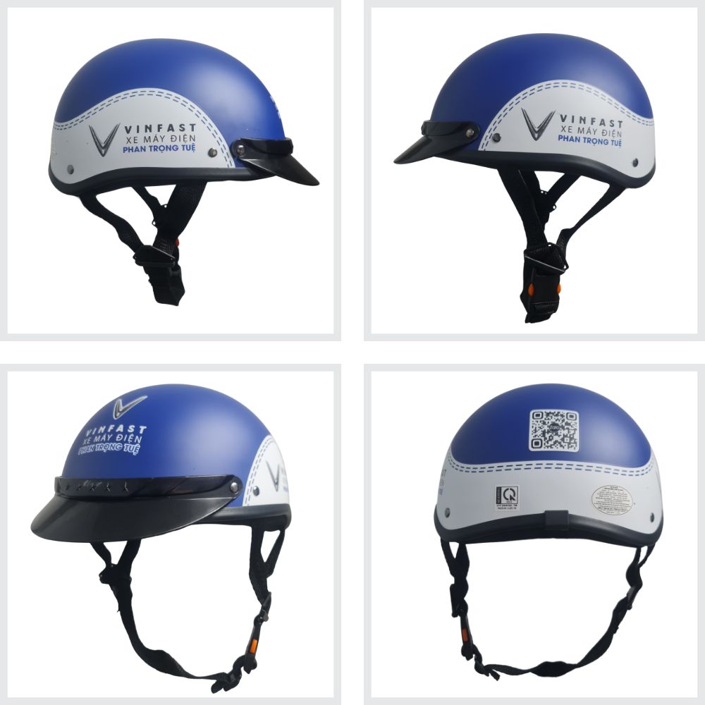mũ bảo hiểm in logo VINFAST PHAN TRỌNG TUỆ