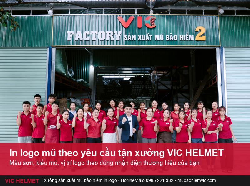 Xưởng VIC HELMET tại Nghệ An