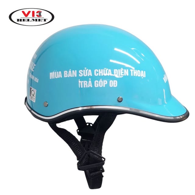 Mẫu mũ bảo hiểm thực tế, mẫu màu xanh ngọc