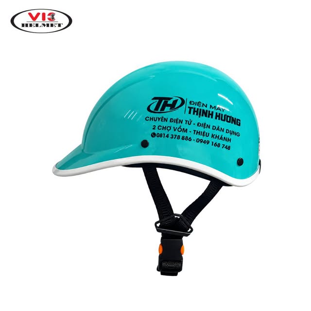 Mẫu mũ bảo hiểm thực tế, mẫu màu xanh ngọc