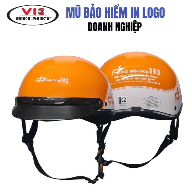 Mẫu mũ bảo hiểm thực tế, mẫu màu cam