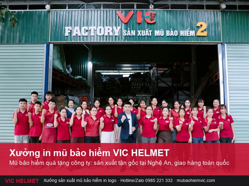 Công ty Thắng Lợi 79 và xưởng VIC HELMET tại Nghệ An